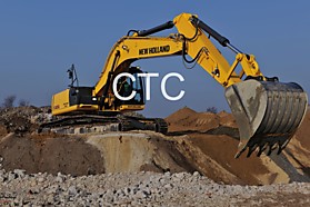 New Holland E305:    Масса  31650 кг.  Глубина коп.  6,3 м.    Ковш 1,5 м3